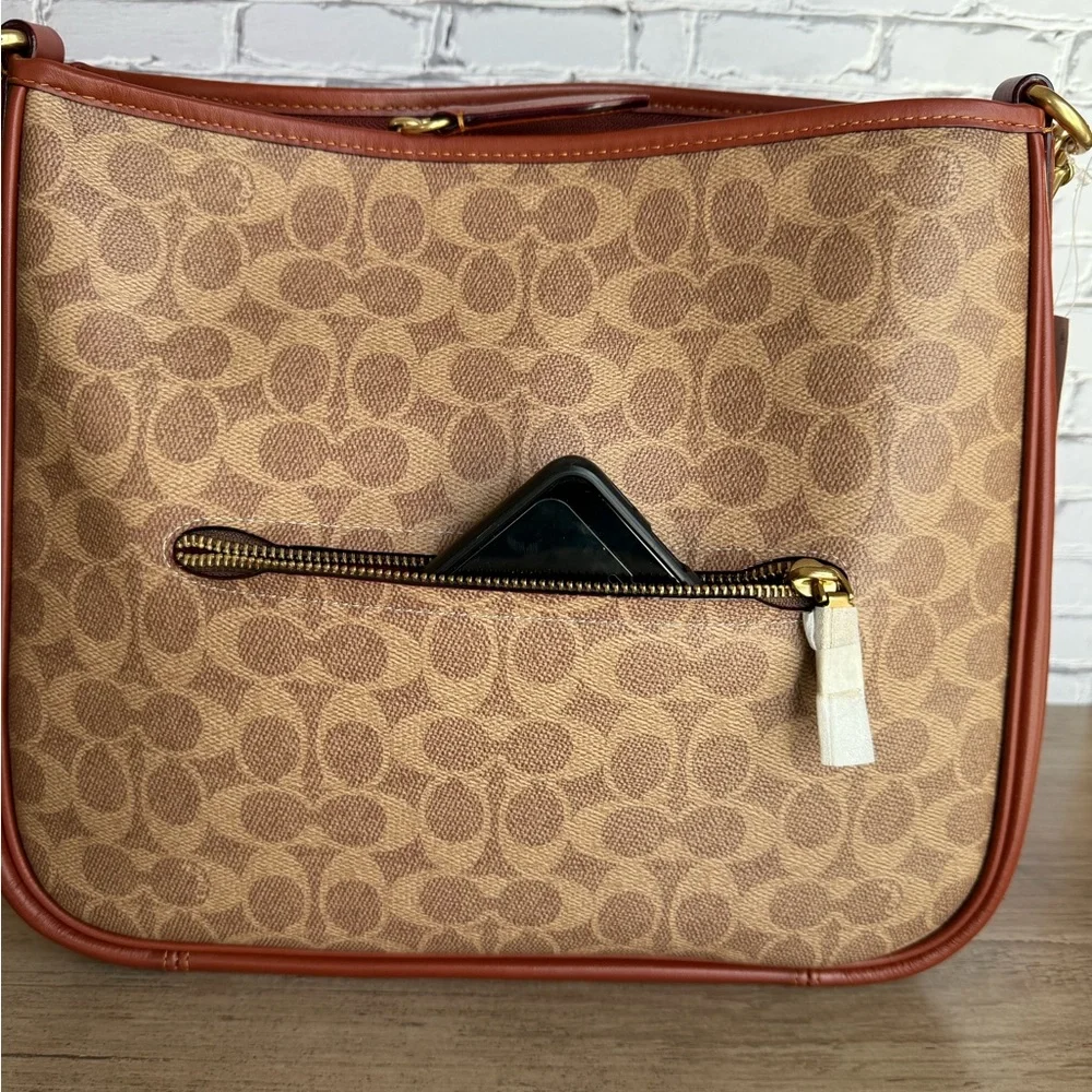 Coach signature coated